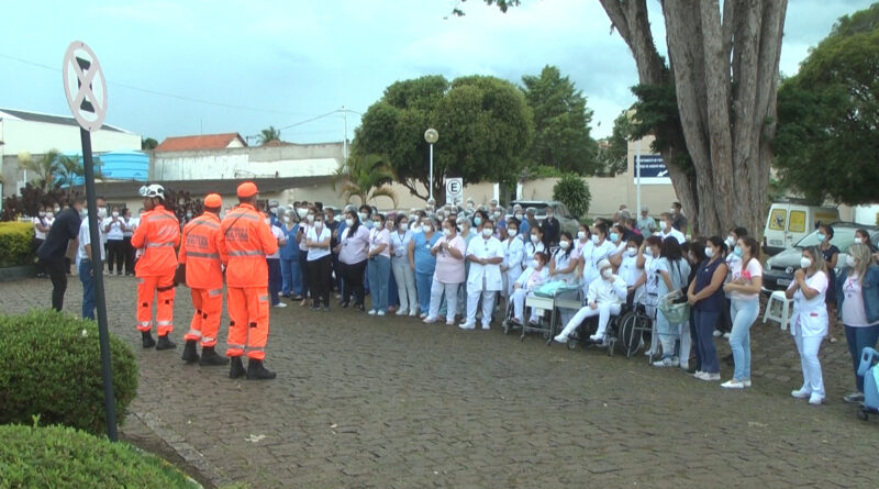 Corpo de Bombeiros realiza simulação de evacuação na Santa Casa de Guaxupé
