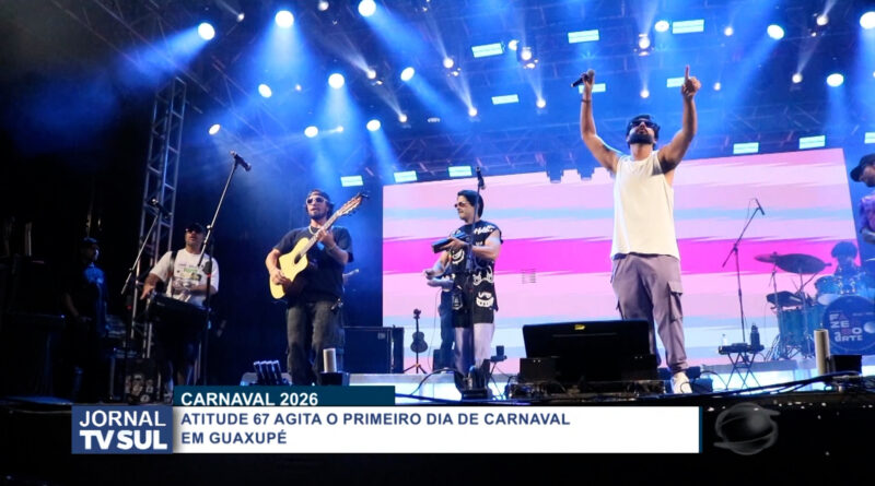 Atitude 67 agita o primeiro dia de Carnaval em Guaxupé