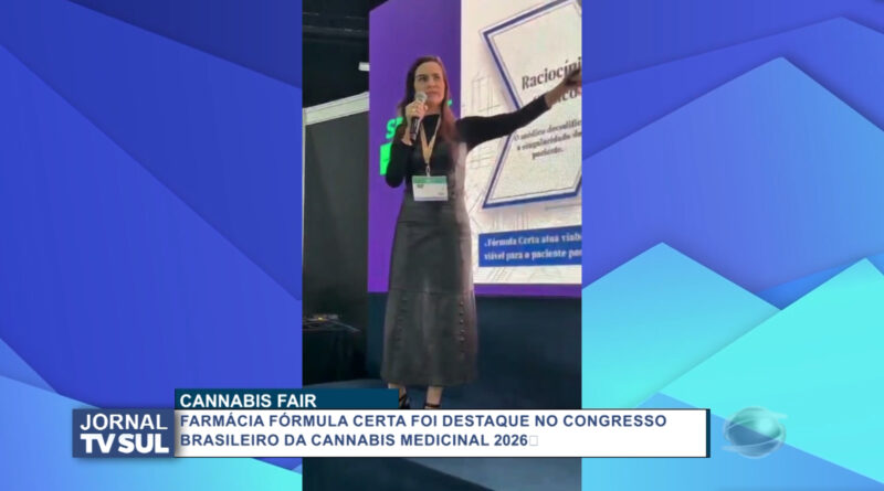 Farmácia Fórmula Certa foi destaque no Congresso Brasileiro da Cannabis Medicinal 2026