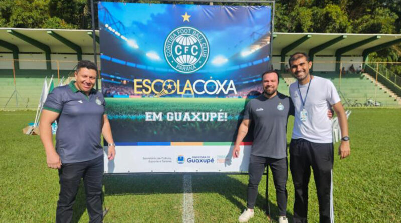 Guaxupé lança Escola Coxa de Futebol em parceria com o Coritiba