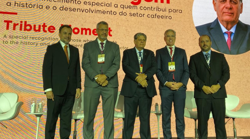 Presidente da Cooxupé é homenageado em seminário internacional do café