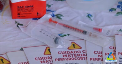 Descarte correto de materiais perfurocortantes