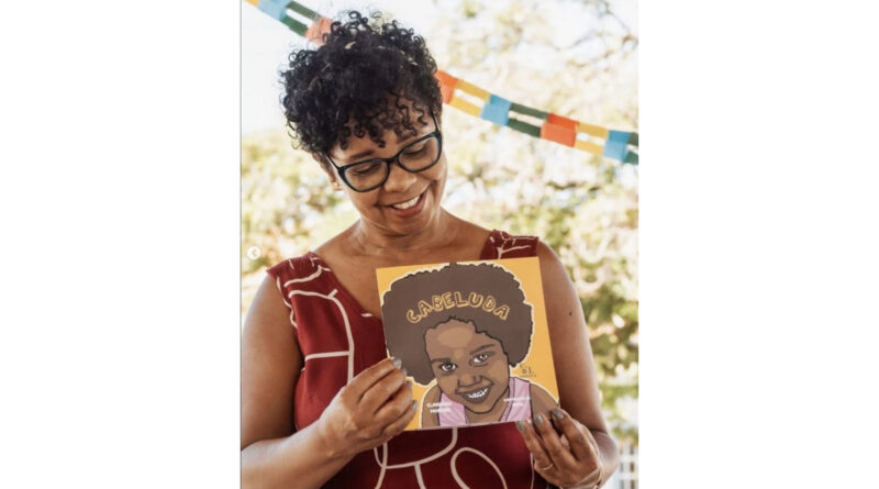 Escritora Claudinea Moreira lança livro infantil Cabeluda em Guaxupé