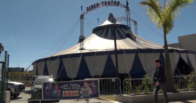 Circo teatro Marcos Frota estreia em Poços de Caldas