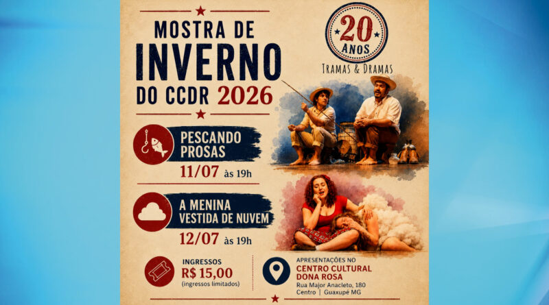 Mostra de Inverno movimenta agenda cultural em Guaxupé