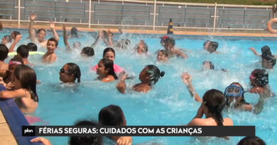Alerta de segurança para as férias das crianças.
