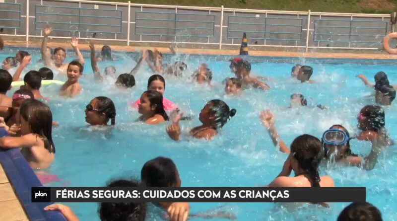 Alerta de segurança para as férias das crianças.