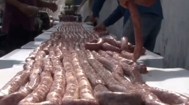 Linguiça gigante
