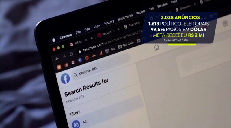 Anúncios políticos pagos no exterior levantam suspeitas de violação das regras eleitorais